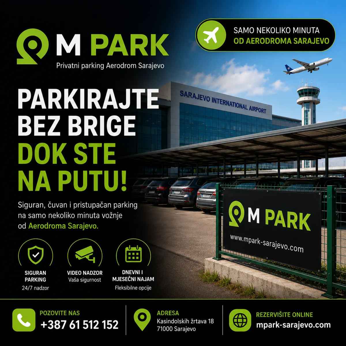 mPark | Privatni Parking Aerodrom Sarajevo thumbnail 4